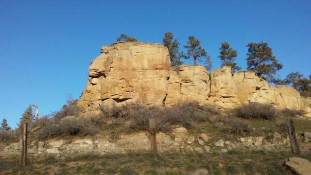 A rock formation